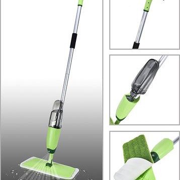 Σφουγγαρίστρα Παρκετέζα με Σπρέι Ψεκασμού και 1 Πανάκι με Μικρο ίνες - Spray Mop