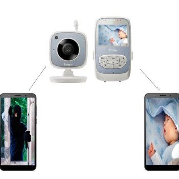 Μίνι κάμερα Ip με μόνιτορ για επίβλεψη μωρών-ηλικιωμένων - οικιών - καταστημάτων κ.λ.π. με αμφίδρομη επικοινωνία και δυνατότητα απομακρυσμένης καταγραφής