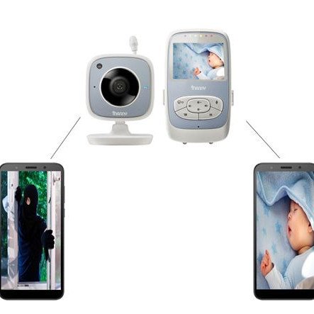 Μίνι κάμερα Ip με μόνιτορ για επίβλεψη μωρών-ηλικιωμένων - οικιών - καταστημάτων κ.λ.π. με αμφίδρομη επικοινωνία και δυνατότητα απομακρυσμένης καταγραφής