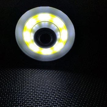 Φωτιστικό PUSH LIGHT Μαγνητικό με οπτικό ALARM σε κόκκινο χρώμα