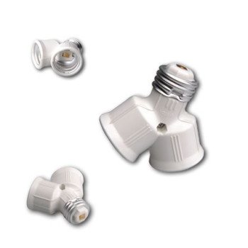 Αντάπτορας για Ντουϊ E27 σε 2 x E27 - 6Α 250V