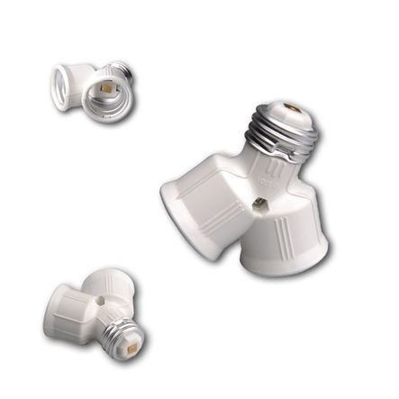 Αντάπτορας για Ντουϊ E27 σε 2 x E27 - 6Α 250V