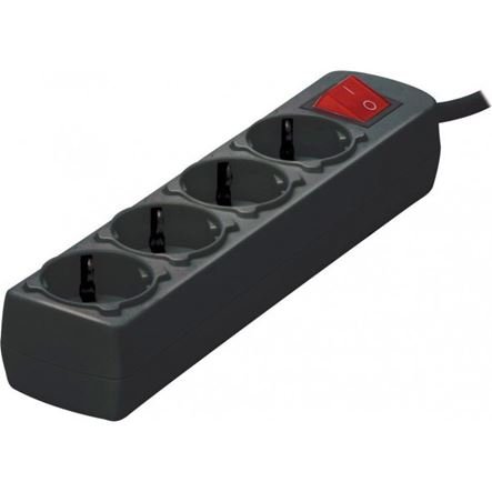 Πολύμπριζο Telco 4 θέσεων με διακόπτη ON/OFF