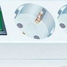 Πολύμπριζο 3 θέσεων με διακόπτη ON/OFF με ασφάλεια για τα μικρά παιδιά