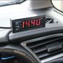 Ψηφιακό ρολόι - Θερμόμετρο - Βολτόμετρο αυτοκινήτου PLUG and PLAY