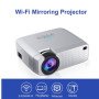 Προτζέκτορας 1600 LUMENS WIFI Mirroring Miracast AirPlay - Home Cinema Projector LED FULL HD Ενσωματωμένα Ηχεία + Ρύθμιση FOCUS + Κλίσης - Διαγώνιος οθόνης  προβολής 90-350cm ανάλογα με την απόσταση