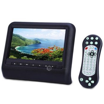 DVD - Monitor 9" αφής για προσκέφαλο αυτοκινήτου- CD με παιχνίδια - Τηλεχειριστήριο - Είσοδο USB - SD