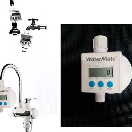 Ψηφιακός μετρητής κατανάλωσης νερού - Υδρομετρητής Watermate αδιάβροχος για σωλήνες 1/2 ίντσας