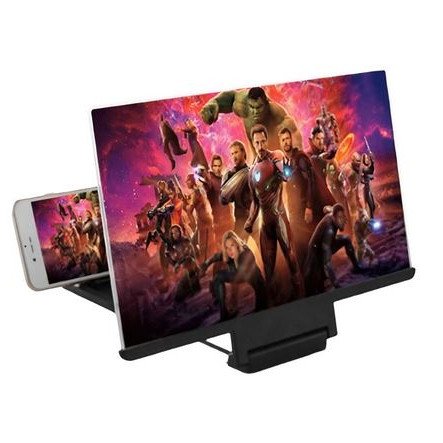 Μαγικός μεγεθυντικός φακός 3D 12 ” για κινητά smartphones μεγαλώνει 4 φορές την οθόνη