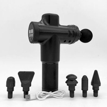 CleverGun™ - Η Επαναστατική Συσκευή Μασάζ - 6 Κεφαλές - 20 Ταχυτήτων - Ψηφιακή Οθόνη - Θεραπεία πόνων - Βελτίωση κυκλοφορίας  - Μοναδική Αίσθηση Μαλάξεων - Ενδυνάμωση Μυών