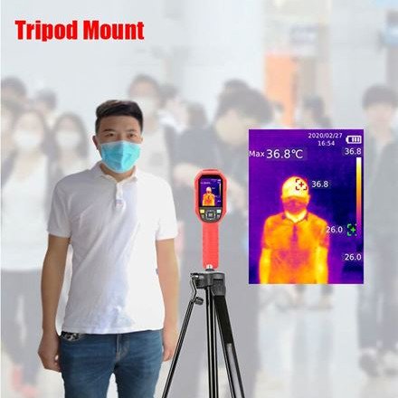 Πιστοποιημένη Θερμική Κάμερα UTi65K για Κορονοϊό -Μέτρηση  με ακρίβεια + - 0.5°C- Σύνδεση με PC- Ηχητικό και οπτικό ALARM σε ανίχνευση πυρετού πάνω από όριο που θα ορίσετε - Μέτρηση σε απόσταση έως 5m