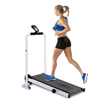 CleverPad™ – Αναδιπλούμενος Διάδρομος Γυμναστικής - Ρυθμιζόμενη Ταχύτητα Ανάλογα το Βηματισμό - Απορρόφηση Κραδασμών - Χωράει Παντού - Ροδάκια Μεταφοράς - Οθόνη LED