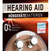 Μπαταρίες Ακουστικών Βαρηκοΐας PR 41 -312 1.45V (σετ = 6 τεμάχια)