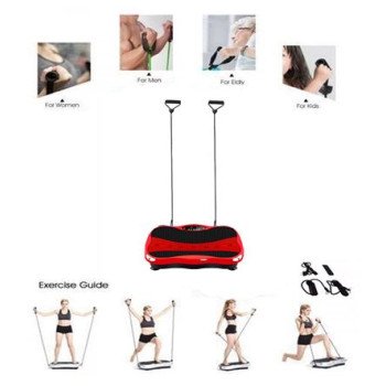 Clever PowerPlate™ – Όργανο Παθητικής Γυμναστικής για Γρήγορη και Εύκολη Τόνωση με τηλεκοντρόλ, LED Οθόνη, 9 διαφορετικά  Προγράμματα 120 Επίπεδα ταχύτητας και ενσωματωμένους ιμάντες-λάστιχα
