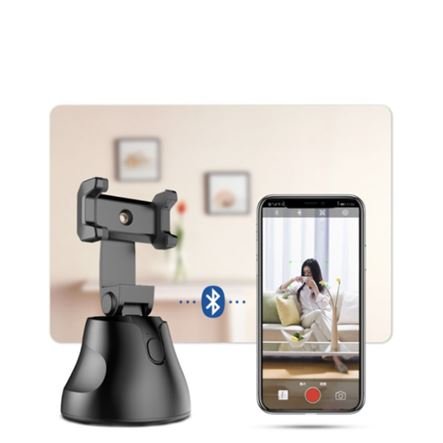 Έξυπνη περιστρεφόμενη βάση 360° για smartphones ακολουθώντας τις κινήσεις σας και αυτόματη λήψη φωτογραφίας