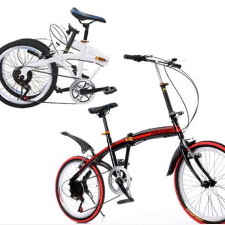 Clever Bike™ V2 – Το Αεροδυναμικό Έξυπνο Σπαστό Ποδήλατο – 20″ , 6 ταχύτητες, V Breaks Φρένα μπρος-πισω – 100%Πτυσσόμενα Πετάλια/Τιμόνι/Σκελετός