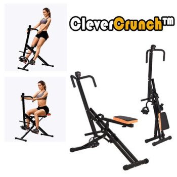 Clever Crunch™ – Έξυπνο Πολυόργανο Γυμναστικής – Όλα σε 1 – 100% Πτυσσόμενο – Το Μοναδικό με LCD Οθόνη υπολογισμού θερμιδων, επαναλήψεων, χρονο ασκησης – εγγυημένο αποτέλεσμα σε χρόνο ρεκόρ