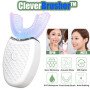 CleverBrusher™ – Επαναστατική Αυτόματη Οδοντόβουρτσα 360° – Εύκολο – Γρήγορο Βούρτσισμα + Λέυκανση Δοντιών και Αφαίρεση Πλάκας σε Χρόνο Ρεκόρ με Χρήση Ψυχρού φωτός – Τεράστια Αυτονομία