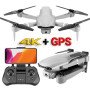 CleverDrone™ V3 – Επαγγελματικό GPS Drone με 2 Κάμερες 4K – Αναδιπλούμενο με GPS – Έως 30 Λεπτά Πτήσης (και με τις 2 μπαταρίες)  – WIFI 5GHz – Έλεγχος & Καταγραφή στο Κινητό – Βίντεο 4Κ- 2 Μπαταρίες