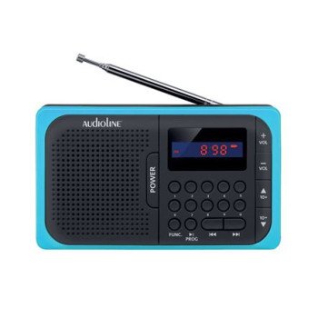 Ψηφιακό ραδιόφωνο μπαταρίας με Bluetooth , USB και κάρτα μνήμης SD Audioline TR-210