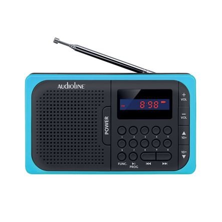 Ψηφιακό ραδιόφωνο μπαταρίας με Bluetooth , USB και κάρτα μνήμης SD Audioline TR-210