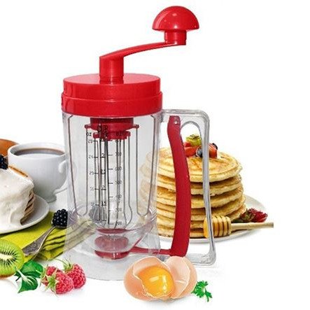 Χειροκίνητη Συσκευή Pancake Machine - Ιδανική Για Τηγανίτες Κρέπες Cupcakes Pancakes & Muffins