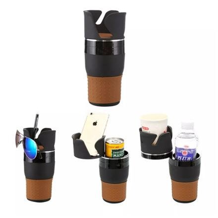 OEM Ποτηροθήκη ρυθμιζόμενη με βάση κινητού για το αυτοκίνητο 5 σε 1