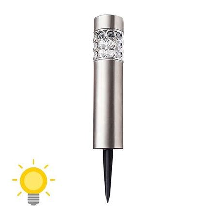 OEM Ηλιακό φωτιστικό κήπου μεταλλικό με διακόσμηση και εναλλασσόμενο χρωματιστό φως αυτονομία έως 10 ώρες (Σετ 1 τεμάχιο)