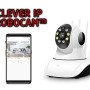 Clever IP Robocam™ – Ip WiFi κάμερα ρομποτική περιστρεφόμενη 360° – HD ανάλυση 960p – 2MP φακό με αισθητήρα 1/4 CMOS – Ανίχνευση κίνησης – ONVIF – Ειδοποιήσεις alarm στο κινητό – Live παρακολούθηση