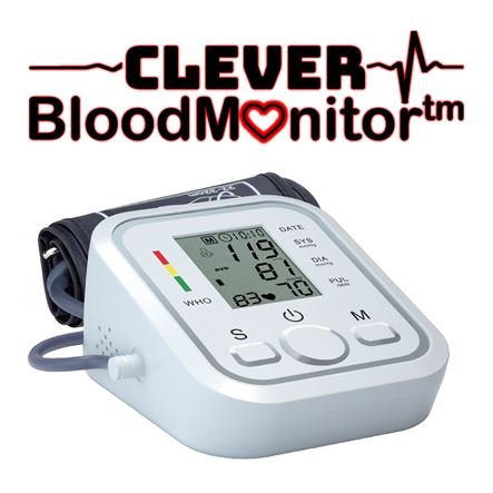 Clever Blood Monitor™ – Υπεραυτόματο Πιεσόμετρο Μπράτσου με Ελληνική εκφώνηση – Ειδοποίηση υψηλής χαμηλής πίεσης με ηχητική εκφώνηση – 99 μνήμες – 2 ξεχωριστά προφίλ