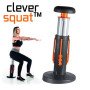Clever Squat™ – Όργανο γυμναστικής Squat – 3 επίπεδα εκγύμνασης – 15 παραλλαγές ασκήσεων squat – 5ο κλίση για σωστή τεχνική – Ρυθμιζόμενο ύψος – Σταθερή βάση – Ελαφρύ, αποθηκεύεται εύκολα