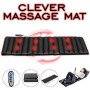 Clever Massage Mat – Θερμαινόμενο στρώμα με 4 ανεξάρτητες ζώνες μασάζ με τεχνολογία δόνησης– ώμοι, μέση, γλουτοί, γάμπες – Υλικό: 40% βαμβάκι, 60% πολυεστέρας – Διαστάσεις: 165cm * 58cm * 5cm