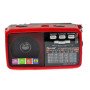 OEM Φορητό ραδιόφωνο με δυνατό ηχείο 3W - USB/Micro SD - Mp3 Player - Multimedia Speaker - FM Radio & Φακός LED