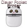 Clever Pocket Printer – Mini ασπρόμαυρος φορητός εκτυπωτής – Θερμική ασπρόμαυρη εκτύπωση χωρίς μελάνι – 200DPI – 1000 mAh Μπαταρία λιθίου – Φόρτιση με καλώδιο MicroUSB – Χαρτί εκτύπωσης: 57X30mm