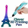 Clever 3D Printing Pen – Στυλό για 3D Σχεδίαση με ABS / PLA νήμα εκτύπωσης 1.75mm – LCD οθόνη – Πρακτικός και ελαφρύς σχεδιασμός – Ρυθμιζόμενη θερμοκρασία (160°C-230°C)