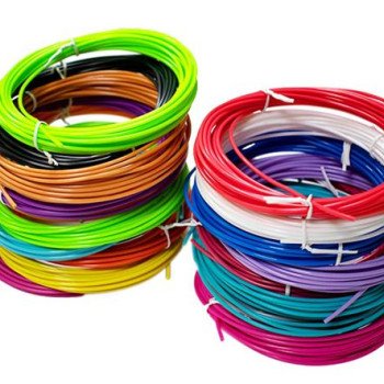 Νήμα εκτύπωσης ABS 1.75mm x10 τμχ (5m μήκος τεμαχίου) – Συμβατό με το 3D Clever Printing Pen – Θερμοκρασία τήξης (200-230°C) – 10 διαφορετικά χρώματα