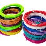 Νήμα εκτύπωσης ABS 1.75mm x10 τμχ (5m μήκος τεμαχίου) – Συμβατό με το 3D Clever Printing Pen – Θερμοκρασία τήξης (200-230°C) – 10 διαφορετικά χρώματα
