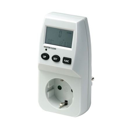 Μετρητής κατανάλωσης ενέργειας 2 ζωνών Λευκός Brennenstuhl 1506240