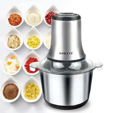 Πολυκόπτης μπλέντερ 2 ταχυτήτων 800W με δοχείο 3L από ανοξείδωτο ατσάλι