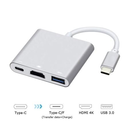USB-C Docking Station σε HDMI 4K-Type C-USB 3.0