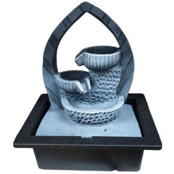 Συντριβάνι διακοσμητικό με τρεχούμενο νερό και φωτισμό Feng Shui