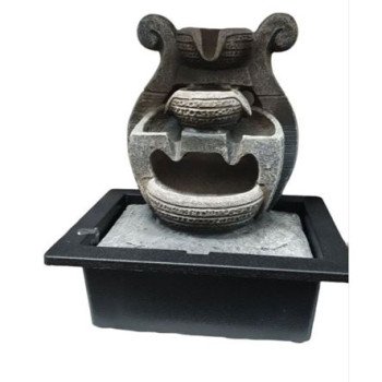 Συντριβάνι διακοσμητικό με τρεχούμενο νερό και φωτισμό Feng Shui