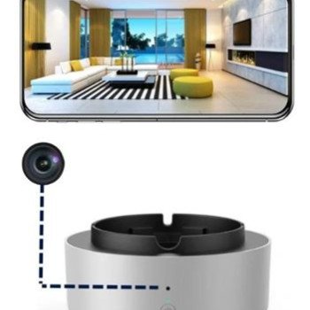 Κρυφή Κάμερα IP Σταχτοδοχείο απορροφητήρας καπνού WiFi με Live Streaming