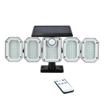 Ηλιακός προβολέας με 300 Led τηλεχειριζόμενος με ανίχνευση κίνησης σπαστός