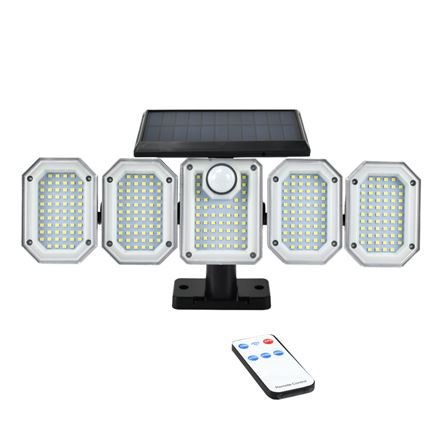 Ηλιακός προβολέας με 300 Led τηλεχειριζόμενος με ανίχνευση κίνησης σπαστός