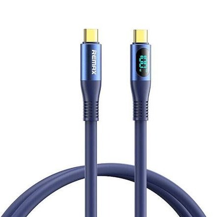 Καλώδιο φόρτισης και δεδομένων Type-C σε Type-C με ψηφιακή ένδειξη κατάστασης μπαταρίας