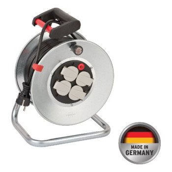 Μπαλαντέζα καρούλι 4 θέσεων με καπάκια 50m Brennenstuhl