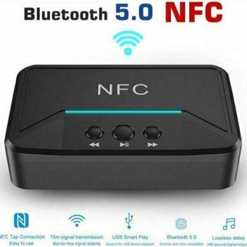 Ασύρματος Αναμεταδότης Ήχου Bluetooth/NFC για ηχείο με αναπαραγωγέα MP3