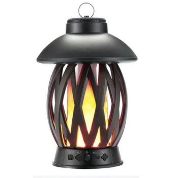 Φανάρι επαναφορτιζόμενο με φωτισμό πυρσού και ενσωματωμένο ηχείο Bluetooth