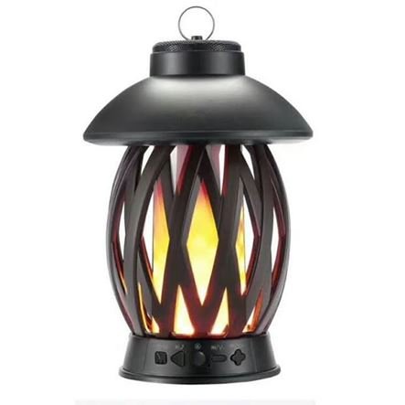 Φανάρι επαναφορτιζόμενο με φωτισμό πυρσού και ενσωματωμένο ηχείο Bluetooth